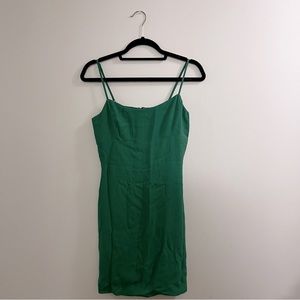 Aritzia green mini dress